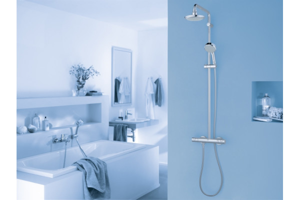 Душевая стойка Grohe Tempesta New  хром, штанга 113.2 см, шланг 175 см