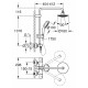 Душевая стойка Grohe Tempesta New  хром, штанга 113.2 см, шланг 175 см