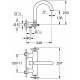 Смеситель Grohe Atrio New 25010AL3 для ванны с душем, двухвентильный, хром