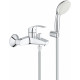 Смеситель Grohe Eurosmart New 3330220A для ванны с душем, однорычажный, хром