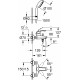Смеситель Grohe Eurosmart New 3330220A для ванны с душем, однорычажный, хром