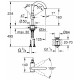 Смеситель Grohe Atrio New 32043DC3 для раковины однорычажный, хром