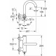 Смеситель Grohe Atrio New 32652003 для ванны с душем, однорычажный, хром
