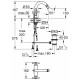 Смеситель Grohe Atrio New 24027003 для биде двухвентильный, хром