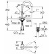 Смеситель Grohe Atrio New 32042003 для раковины однорычажный, хром