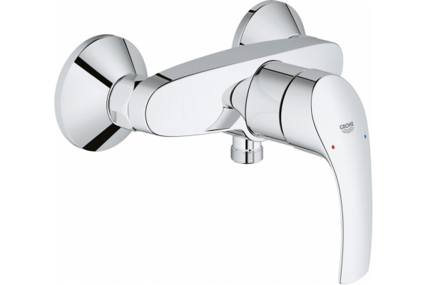 Душевой комплект Grohe Eurosmart New 124410 хром, шланг металлический 50 см