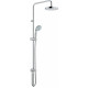 Душевой комплект Grohe Eurosmart New 124410 хром, шланг металлический 50 см