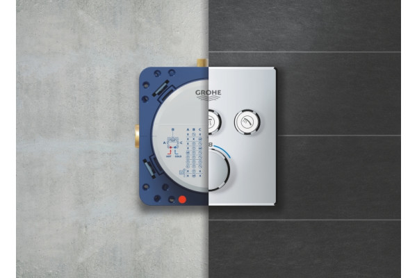Душевой комплект Grohe Grohtherm SmartControl 34706000 хром,  в стиле hi-tech