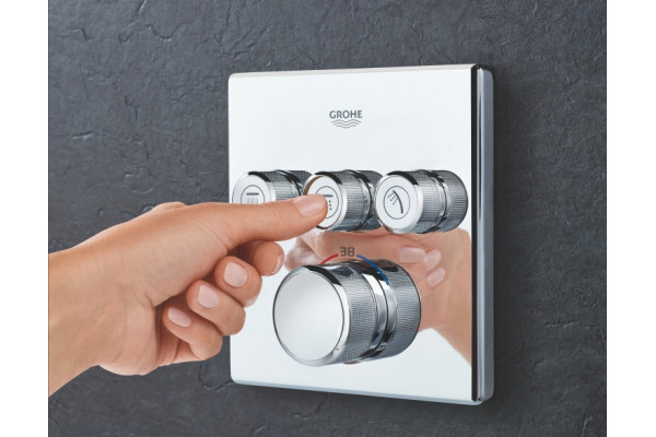 Душевой комплект Grohe Grohtherm SmartControl 34706000 хром,  в стиле hi-tech
