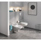 Биде подвесное Grohe Bau Ceramic 39433000 цвет белый, овальное, 37x52.6 см