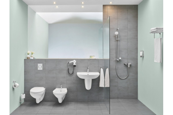 Биде подвесное Grohe Bau Ceramic 39433000 цвет белый, овальное, 37x52.6 см