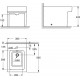 Биде напольное Grohe Cube Ceramic 3948700H цвет белый, прямоугольное, 38x56.5 см