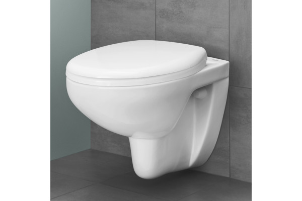 Унитаз подвесной Grohe Bau Ceramic 39427000 белый, овальный, 36.8x53.1 см