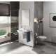 Унитаз подвесной Grohe Bau Ceramic 39427000 белый, овальный, 36.8x53.1 см