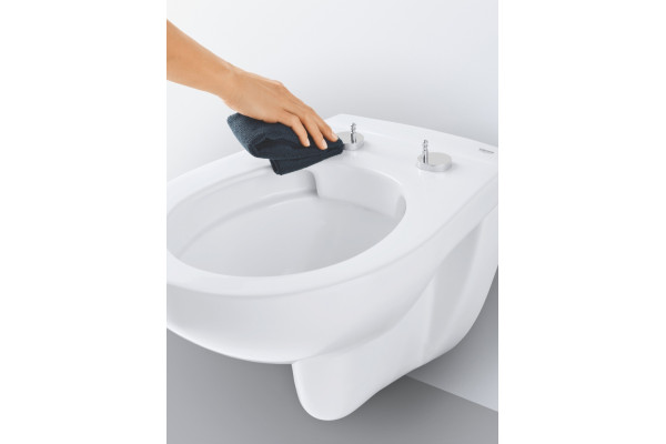 Унитаз подвесной Grohe Bau Ceramic 39427000 белый, овальный, 36.8x53.1 см