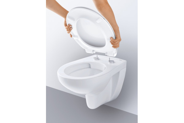 Унитаз подвесной Grohe Bau Ceramic 39427000 белый, овальный, 36.8x53.1 см