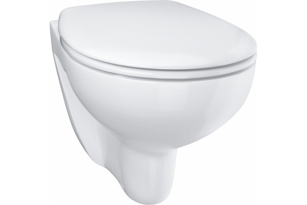 Унитаз подвесной Grohe Bau Ceramic 39351000 белый, овальный, 36.8x53.1 см