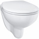 Унитаз подвесной Grohe Bau Ceramic 39351000 белый, овальный, 36.8x53.1 см