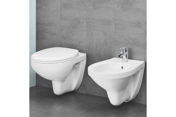 Унитаз подвесной Grohe Bau Ceramic 39351000 белый, овальный, 36.8x53.1 см