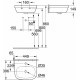 Рукомойник Grohe Euro Ceramic 39324000 цвет белый, полукруглая