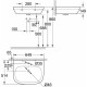 Раковина Grohe Euro Ceramic 3932300H цвет белый, полукруглая