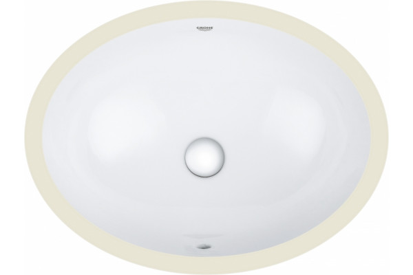 Раковина Grohe Bau Ceramic 39423000 цвет белый, овальная