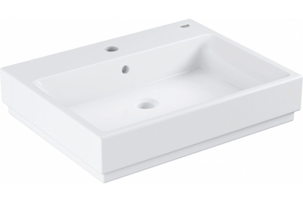 Раковина Grohe Cube Ceramic 3947700H цвет белый, на столешницу, прямоугольная