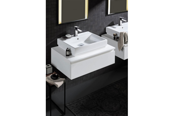 Раковина Grohe Cube Ceramic 3947700H цвет белый, на столешницу, прямоугольная