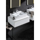 Раковина Grohe Cube Ceramic 3947700H цвет белый, на столешницу, прямоугольная