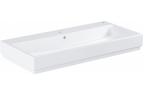 Раковина Grohe Cube Ceramic 3947500H цвет белый, на столешницу, прямоугольная