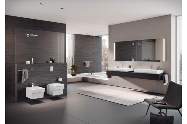 Раковина Grohe Cube Ceramic 3947500H цвет белый, на столешницу, прямоугольная