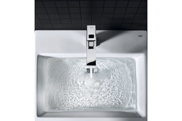 Раковина Grohe Cube Ceramic 3947800H цвет белый, на столешницу, прямоугольная