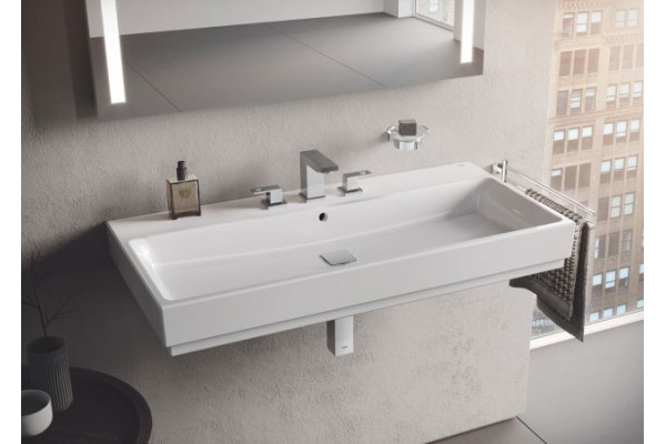 Раковина Grohe Cube Ceramic 3938600H цвет белый, прямоугольная