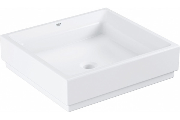Раковина Grohe Cube Ceramic 3948100H цвет белый, на столешницу, прямоугольная
