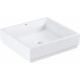 Раковина Grohe Cube Ceramic 3948100H цвет белый, на столешницу, прямоугольная