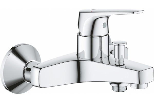 Смеситель Grohe BauFlow 23601000 для ванны с душем, однорычажный, хром
