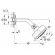 Верхний душ Grohe New Tempesta Cosmopolitan 100  хром, размер 18.1 см