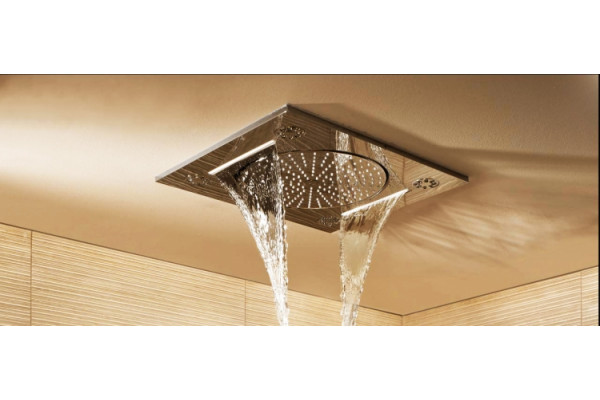 Верхний душ Grohe Rainshower F-Series  хром, размер 45.6 см, 3 режима