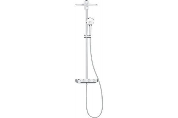 Душевая стойка Grohe Euphoria SmartControl 310 Duo 26507LS0 белая луна, с термостатом, штанга 113.7 см, шланг 175 см