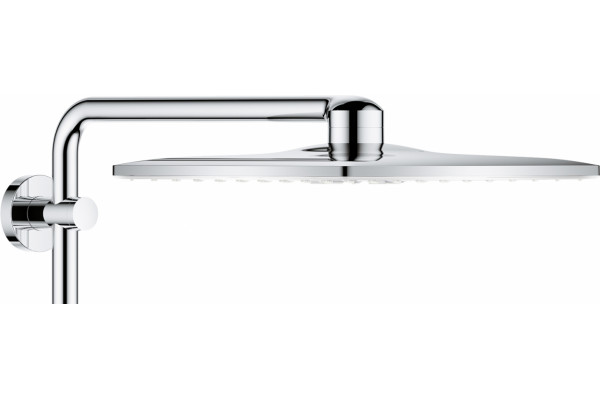 Душевая стойка Grohe Euphoria SmartControl 310 Duo Cube 26508LS0 белая луна, с термостатом, штанга 113.7 см, шланг 175 см
