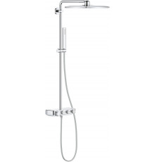 Душевая стойка Grohe Euphoria SmartControl 310 Duo Cube 26508000 с термостатом, хром, штанга 113.7 см