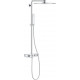 Душевая стойка Grohe Euphoria SmartControl 310 Duo Cube 26508000 с термостатом, хром, штанга 113.7 см