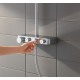 Душевая стойка Grohe Euphoria SmartControl 310 Duo Cube 26508000 с термостатом, хром, штанга 113.7 см