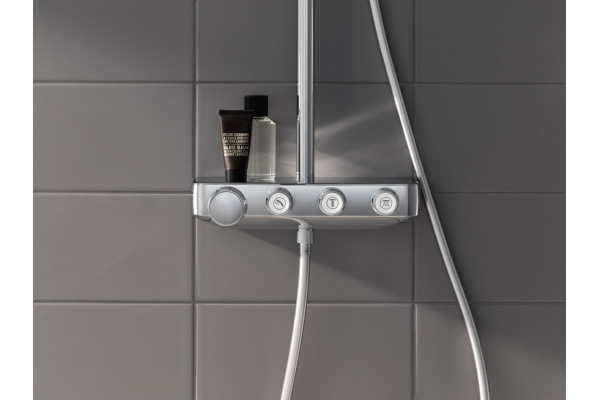 Душевая стойка Grohe Euphoria SmartControl 310 Duo Cube 26508000 с термостатом, хром, штанга 113.7 см