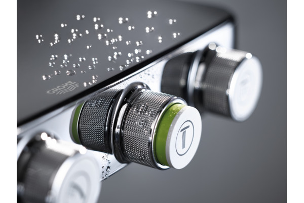 Душевая стойка Grohe Euphoria SmartControl 310 Duo Cube 26508000 с термостатом, хром, штанга 113.7 см