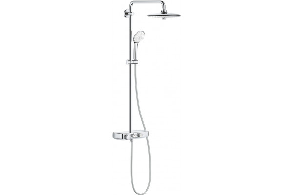 Душевая стойка Grohe Euphoria SmartControl 260 Mono 26509000 с термостатом, хром, штанга 113.6 см