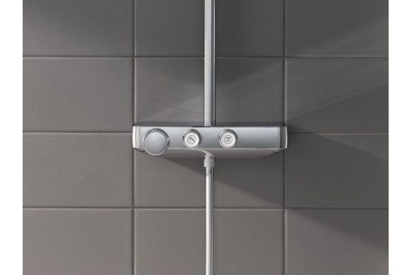 Душевая стойка Grohe Euphoria SmartControl 260 Mono 26509000 с термостатом, хром, штанга 113.6 см