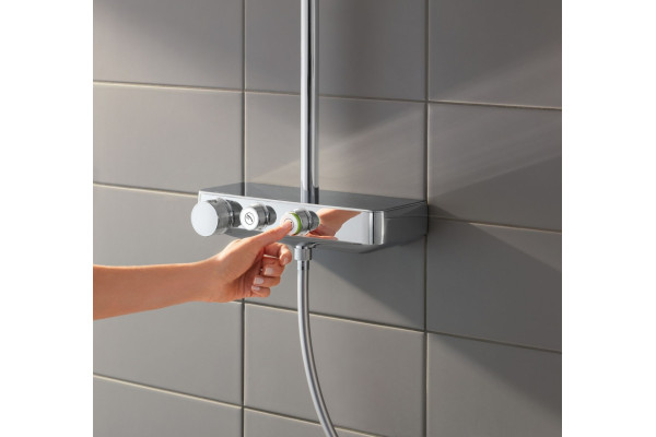 Душевая стойка Grohe Euphoria SmartControl 260 Mono 26509000 с термостатом, хром, штанга 113.6 см