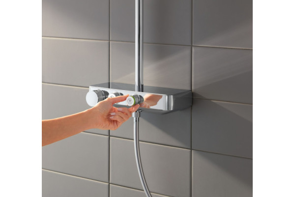 Душевая стойка Grohe Euphoria SmartControl 260 Mono 26509000 с термостатом, хром, штанга 113.6 см