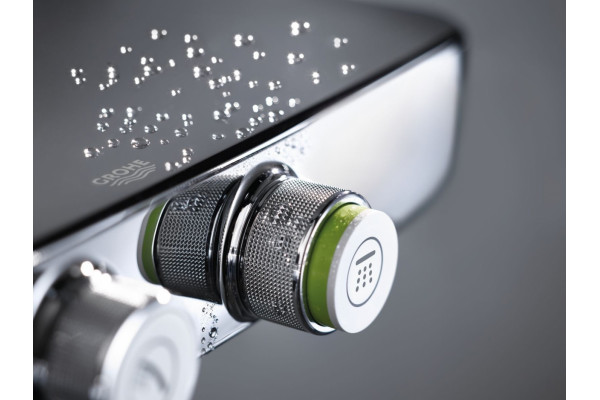 Душевая стойка Grohe Euphoria SmartControl 260 Mono 26509000 с термостатом, хром, штанга 113.6 см
